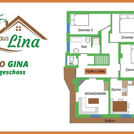 Gaestehaus Lina 아파트